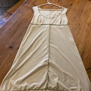 Max Studio dress with empire waist in faux suede